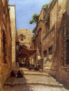 David Street in Jerusalem - Gustave Bauernfeind