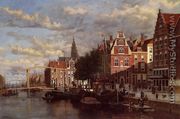 A Canal in Amsterdam - Johannes Frederik Hulk