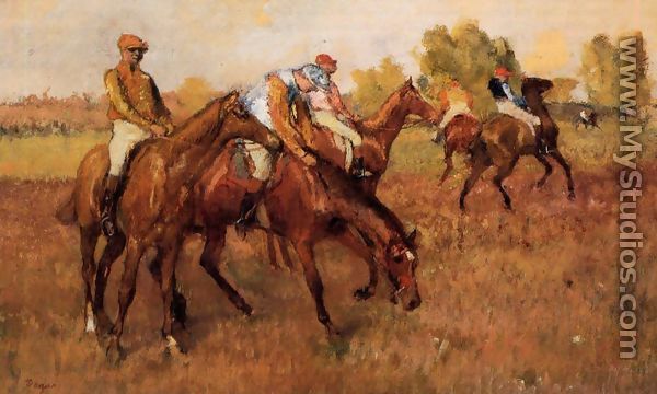Before the Race IV - Edgar Degas