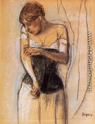 Woman Touching Her Arm - Edgar Degas
