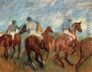 Jockeys IV - Edgar Degas