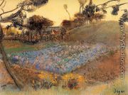 Field of Flax - Edgar Degas
