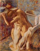 Woman Drying Herself V - Edgar Degas