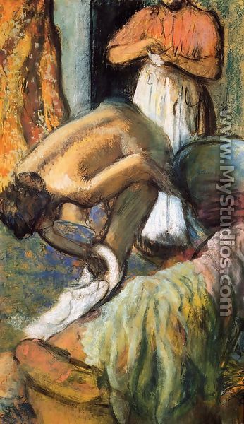 Breakfast after the Bath I - Edgar Degas