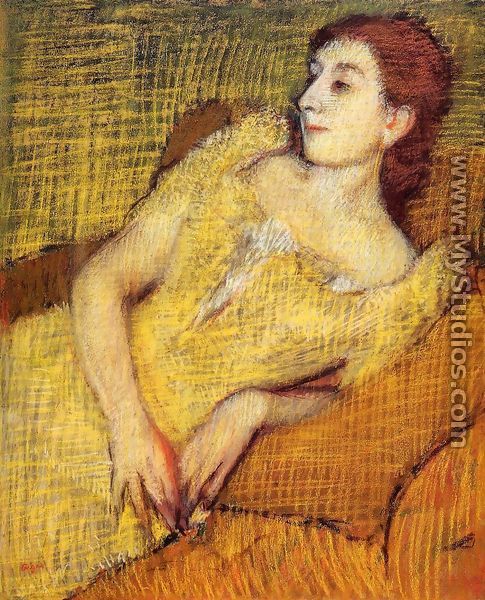 Seated Woman - Edgar Degas
