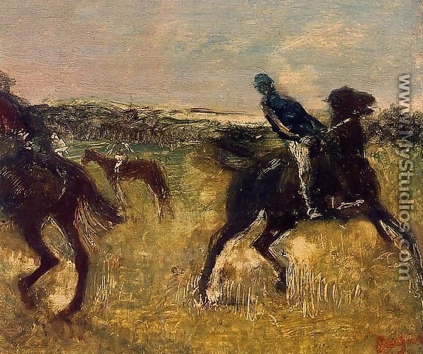 Jockeys VI - Edgar Degas