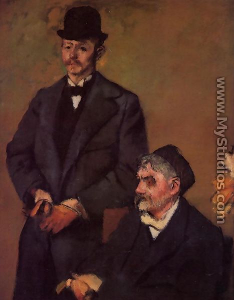 Henri Rouart and His Son Alexis - Edgar Degas