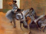 In the Dance Studio - Edgar Degas