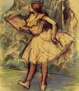 Dancer with a Fan II - Edgar Degas