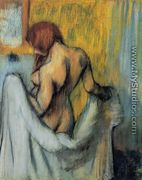 Woman with a Towel - Edgar Degas