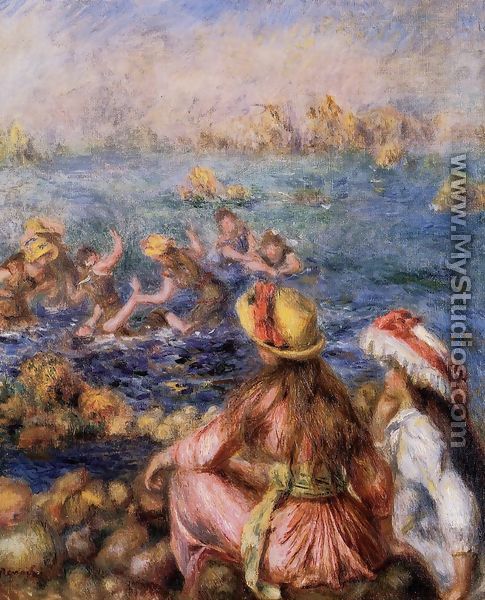 Bathers 3 - Pierre Auguste Renoir