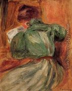 Reader in Green - Pierre Auguste Renoir