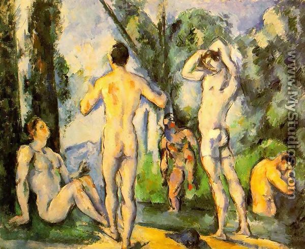 Bathers IV - Paul Cezanne