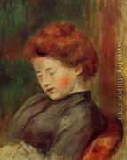 Woman's Head V - Pierre Auguste Renoir