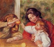 Gabrielle, Jean and a Little Girl - Pierre Auguste Renoir