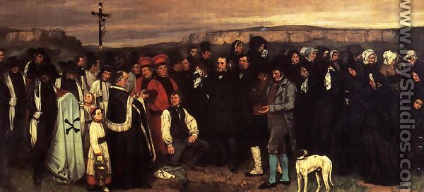 A Burial at Ornhans - Gustave Courbet