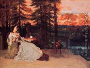 The Lady of Frankfurt - Gustave Courbet
