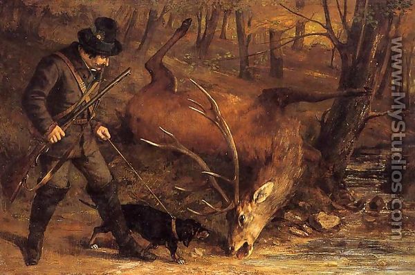 The German Huntsman - Gustave Courbet