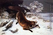 Fox in the Snow - Gustave Courbet