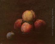 Peaches and a Plum - Ignace Henri Jean Fantin-Latour