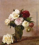 Roses VI - Ignace Henri Jean Fantin-Latour