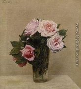 Roses Roses - Ignace Henri Jean Fantin-Latour