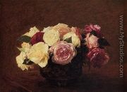 Roses IX - Ignace Henri Jean Fantin-Latour