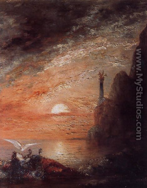 The Death of Sappho I - Gustave Moreau