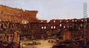 Interior of the Colosseum, Rome - Antoine-Felix Boisselier