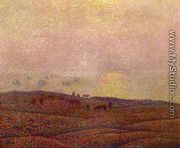 Cows in a Landscape - Theo van Rysselberghe