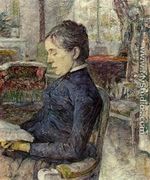 Comtesse a. de Toulouse-Lautrec in the Salon at Malrome - Henri De Toulouse-Lautrec