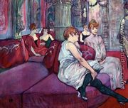 The Salon in the Rue des Moulins - Henri De Toulouse-Lautrec