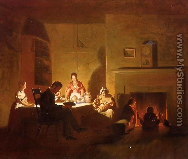 Family Life on the Frontier - George Caleb Bingham