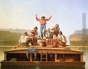 The Jolly Flatboatmen - George Caleb Bingham