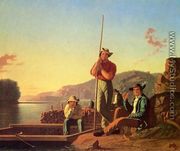The Wood Boat - George Caleb Bingham