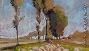 Shepherd and Sheep - Henri Edmond Cross