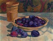 Still Life with Plums - Theo van Rysselberghe