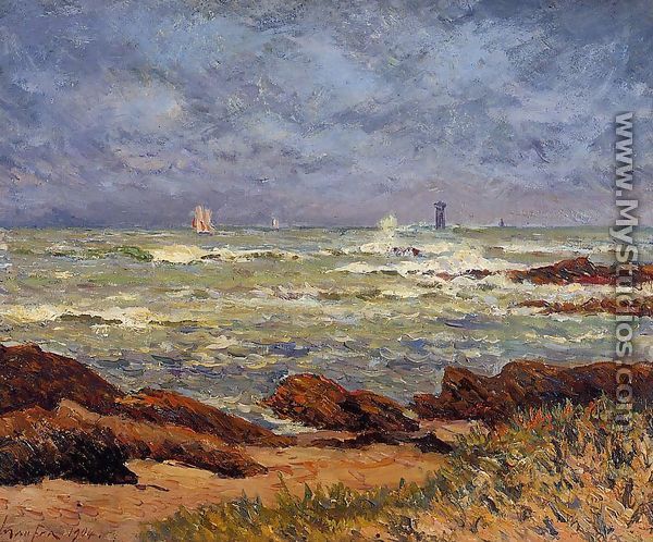 The Barges Lighthouse - Maxime Maufra