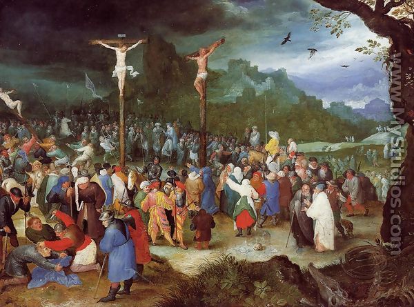 The Crucifixion - Jan The Elder Brueghel