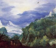 Mountain Landscape with View of a River Valley - Jan The Elder Brueghel