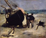 Tarring the Boat - Edouard Manet
