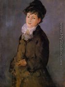 Isabelle Lemonnier with a White Scarf - Edouard Manet