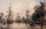 The Port of Rotterdam I - Johan Barthold Jongkind