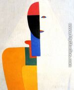Female half figure - Kazimir Severinovich Malevich