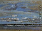 White Clouds over the Estuary - Eugène Boudin