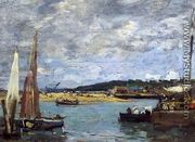 The Ferry to Deauville - Eugène Boudin