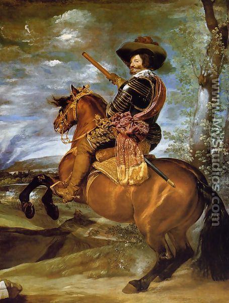 Count-Duke of Olivares on Horseback - Diego Rodriguez de Silva y Velazquez