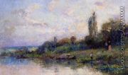 The Banks of the Seine - Albert Lebourg