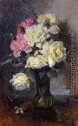 Bouquet of Roses in a Vase - Albert Lebourg