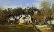 Fervaques, Garden and House of Monsieur Jacuette - Eugène Boudin